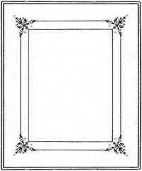 Antique frame – based on the cover of a bible published in 1843