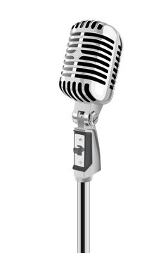 Retro Microphone (vector)