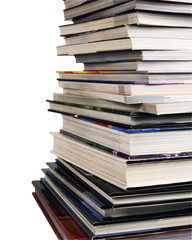 Books with clipping path