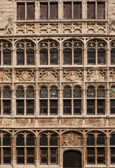 Fototapeta na wymiar Old window detail of Ghent, Belgium