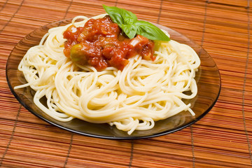 Spaghetti plate