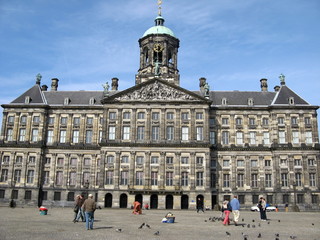 Obraz premium Town Hall in Amsterdam