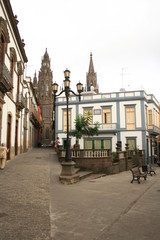 calles goticas y tropicales en gran canarias