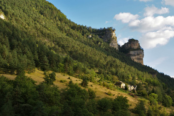 Naklejka premium colline au soleil