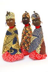 Rag-dolls from Swaziland - obrazy, fototapety, plakaty