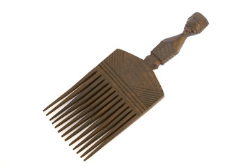 Wooden comb form Swaziland - obrazy, fototapety, plakaty
