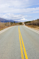 Fototapeta premium Highway through Alaska