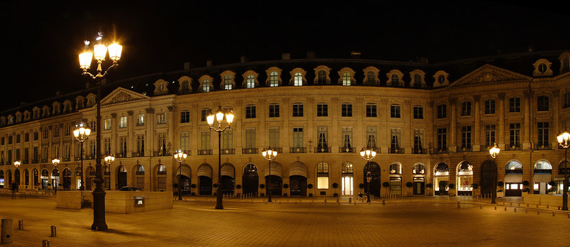 Place Vend&ocirc;me la nuit - Paris