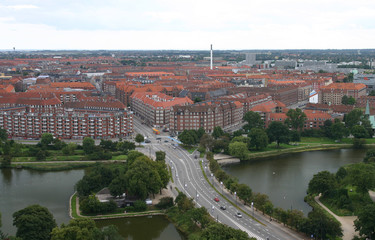 Copenhagen, view from above