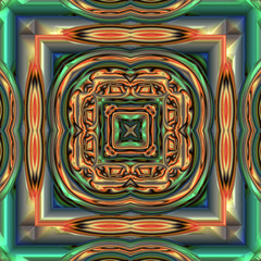 Artistic glass panel