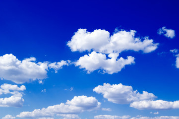 The white clouds