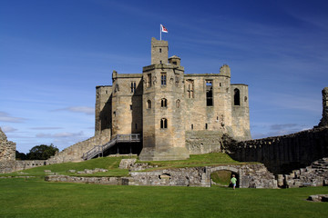 Fototapeta na wymiar Warkworth zamek