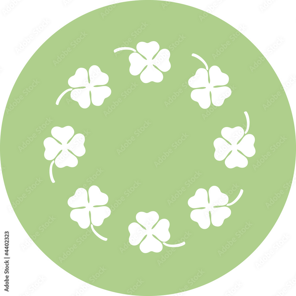 Sticker floral decoration