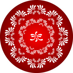 petal flower ornament