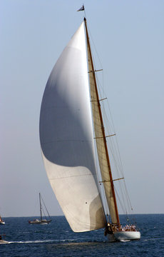 Fototapeta voiliers mer méditerranée côte d'azur provence