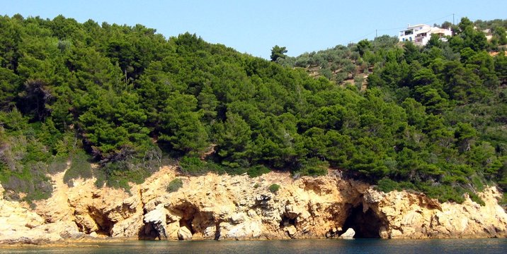 seaside in skyathos island