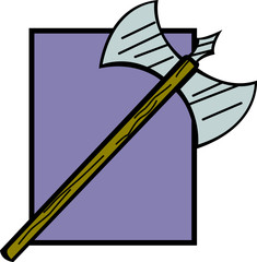 antique style axe weapon