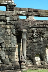 Sculptured statue at Terrace of the Elephant