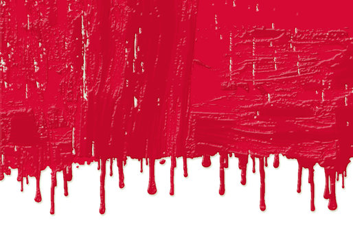 peinture rouge