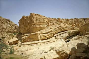 Fototapeta premium rock in sede boker desert, israel