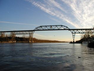 Obraz premium Kanalhochbrücke