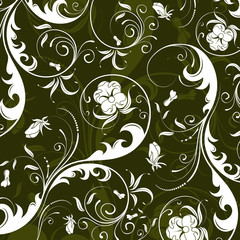 Flower background, element for design, vector illustration