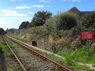 Rusty train track