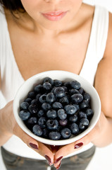 Wide Angle Blueberries
