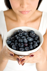 Wide Angle Blueberries
