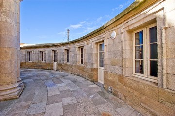 Cordouan lighthouse courtyard