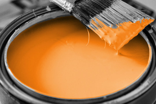 Orange House Paint