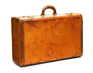 Well-Traveled Vintage Suitcase