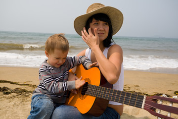 mom & son