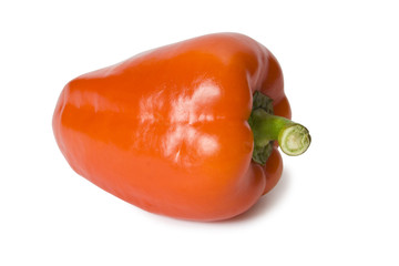 red pepper isolated on white