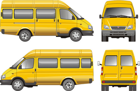 Yellow passenger Car