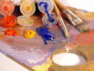 Acrylfarben