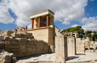Fototapeta na wymiar Knossos, Heraklion, Kreta, Grecja