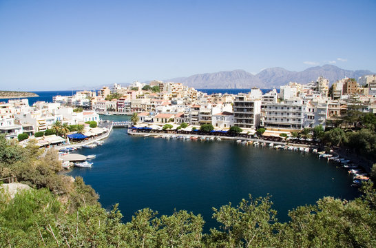 Voulismeni Lake, Agios Nikolaos, Crete, Greece