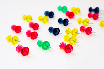 Colorful pins