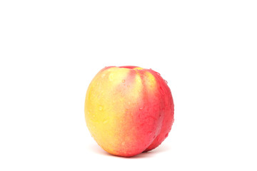 Nectarine isolated on white