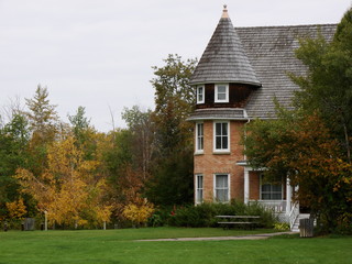 1911 Victorian Farmhouse in Fall
