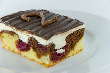 Donauwellen - Torte mit Dekoration 2