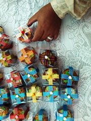 Holding Gift