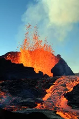 Keuken foto achterwand Vulkaan vulkaanuitbarsting