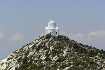 Fototapeta na wymiar Kloster auf Naxos bei Filoti