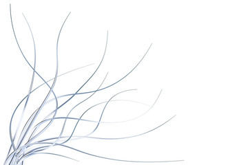 Tentacles on white (colors can be hued to any color)