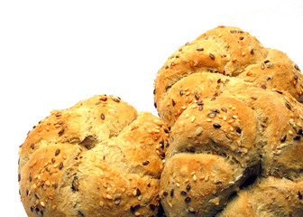 Bread isolated, with clipping path