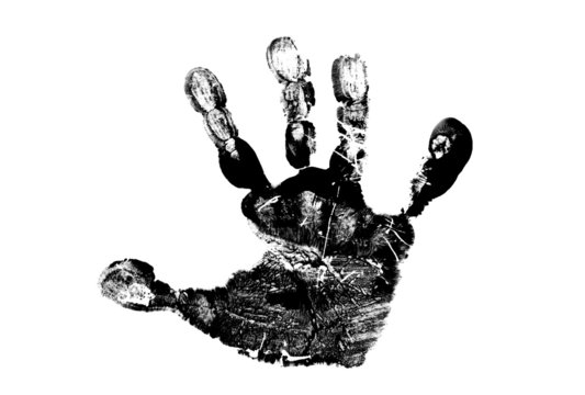 Child's handprint