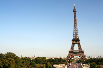 Fototapeta na wymiar Francja, Paryż, Wieża Eiffla