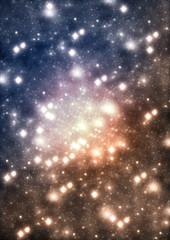 Fototapeta na wymiar Gwiazda Cluster
